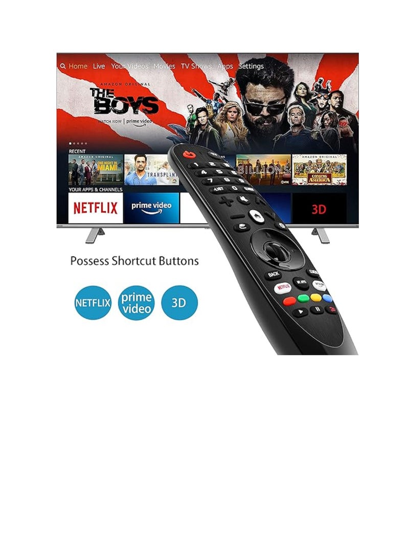 Remote Control For Lg Magic Without Voice Function Black - Image 2