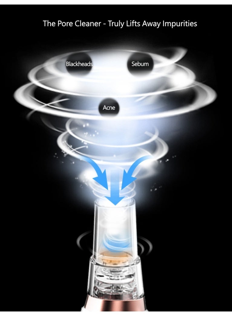 Blackhead Pore Vacuum, 3 Suction Levels, 6 Probes. Electric Acne and Whitehead Extractor for Face and Nose. - Image 5