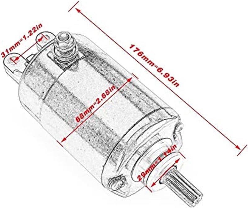Yurefax محرك بدء تشغيل دراجة يوريفكس لبياجيو وبيجو - Image 4