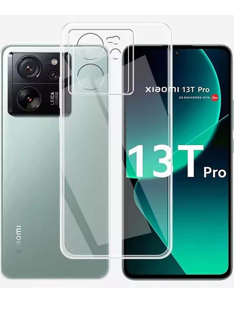 Techie حافظة شفافة رقيقة للغاية من TPU لهاتف Xiaomi 13T / Xiaomi 13T Pro مع زوايا ناعمة مضادة للصدمات ومضادة لبصمات الأصابع - Image 4