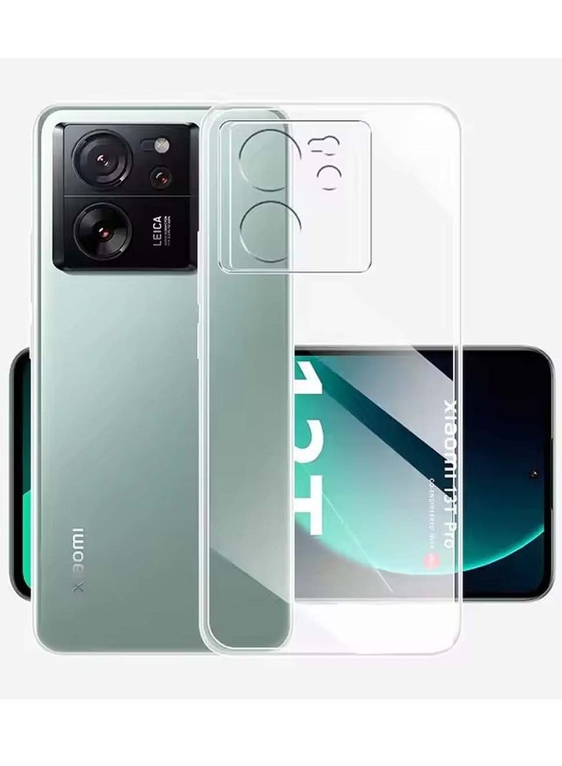 Techie حافظة شفافة رقيقة للغاية من TPU لهاتف Xiaomi 13T / Xiaomi 13T Pro مع زوايا ناعمة مضادة للصدمات ومضادة لبصمات الأصابع - Image 1
