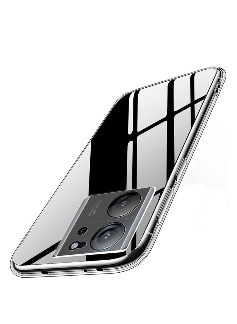 Techie حافظة شفافة رقيقة للغاية من TPU لهاتف Xiaomi 13T / Xiaomi 13T Pro مع زوايا ناعمة مضادة للصدمات ومضادة لبصمات الأصابع - Image 5