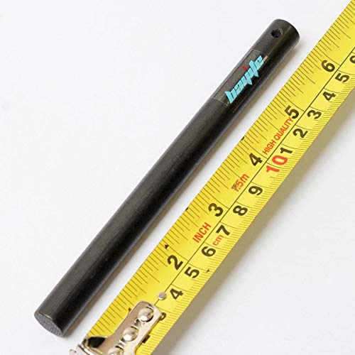 bayite 1/2 Inch X 6 Inch Large Ferro Rods Ferrocerium Rod Drilled Survival Fire Starter Flint Steel with Toggle Lanyard Hole for Camping Emergency - Image 2