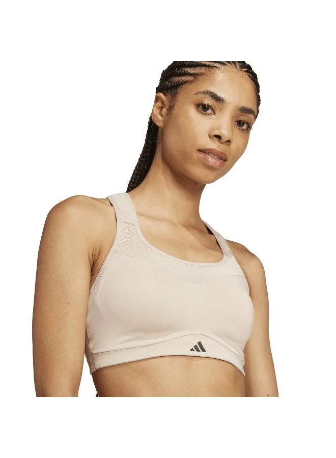 Adidas adidas Tlrdim Hs Bra Beige Training Bra 2XSB