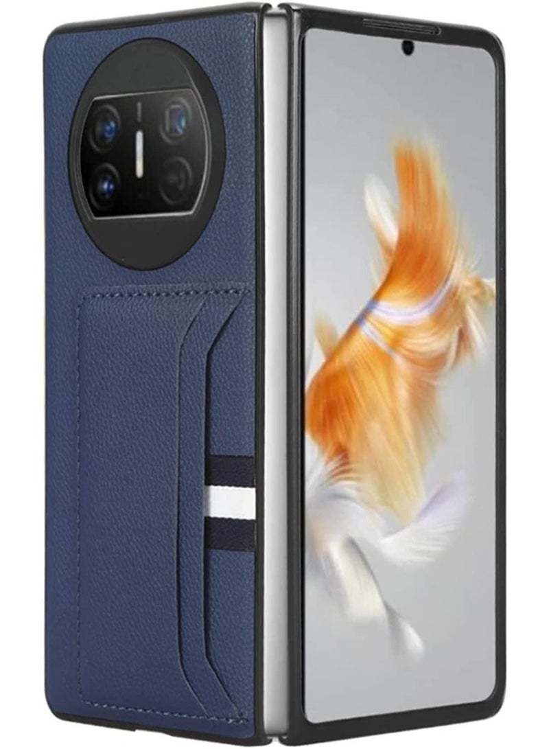 حافظة هاتف هواوي ميت إكس 3 ، حافظة هاتف فاخرة من جلد البولي يوريثان فائقة النحافة مقاومة للصدمات مع فتحة للبطاقات فورماتكس 3 5 جرام - Image 1