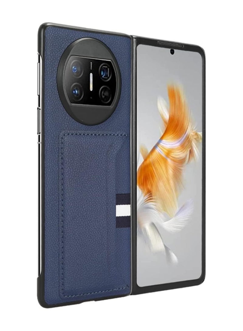 حافظة هاتف هواوي ميت إكس 3 ، حافظة هاتف فاخرة من جلد البولي يوريثان فائقة النحافة مقاومة للصدمات مع فتحة للبطاقات فورماتكس 3 5 جرام - Image 2