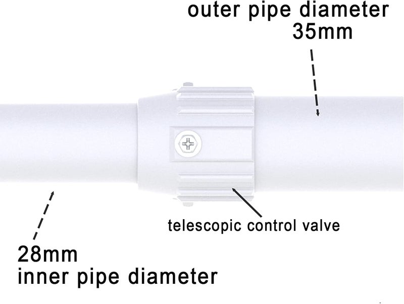 Bectro حامل معدني قابل للتعديل بزاوية 360° لكاميرات CCTV، وكاميرات القبة، وكاميرات الرصاص | ذراع مائل قابل للتمديد من 12 إلى 24 بوصة لجهاز العرض، وكاميرات DSLR – للاستخدام على الجدران، والأسقف، والأسطح الطاولة (أبيض) - Image 4