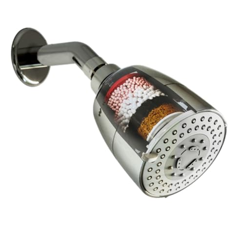 WaterScience CLEO Multi Flow Shower Filter for Bathroom | Water Softener for Home | Hard Water Softener for Shower | for Municipal/Chlorine Water - CLEO-SFM-419 - Image 1