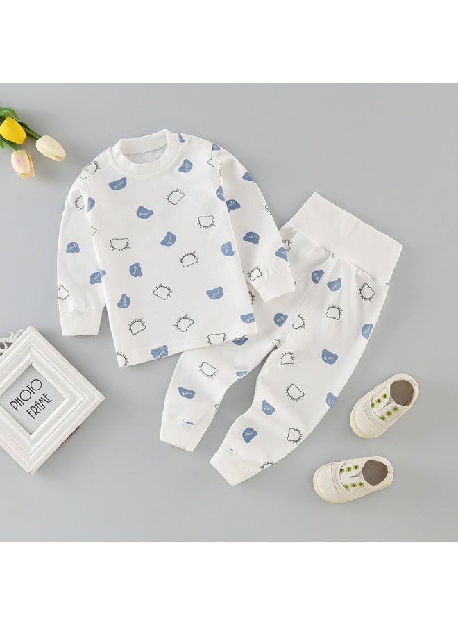 Baby High-waisted Autumn Clothing Set Newborn Intimates 0-3 Years Old Kidsren's Clothing Boys And Girls Autumn Clothing