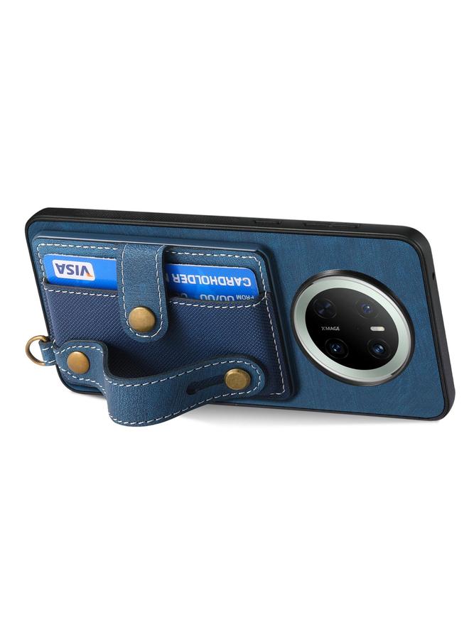 اس-توب جراب لهاتف Huawei Mate 70 مع سوار معصم بتصميم متقاطع كلاسيكي ومحفظة جلدية وغطاء خلفي للهاتف - Image 3