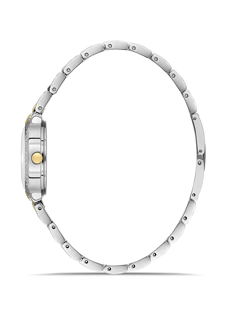 OMAX - Omax Women's Luxury Wrist Watch, Watches for Women, Stainless Watches, Silver Steel Band, White Round Dial, Waterproof Watch, 1 Year Warranty - Image 1