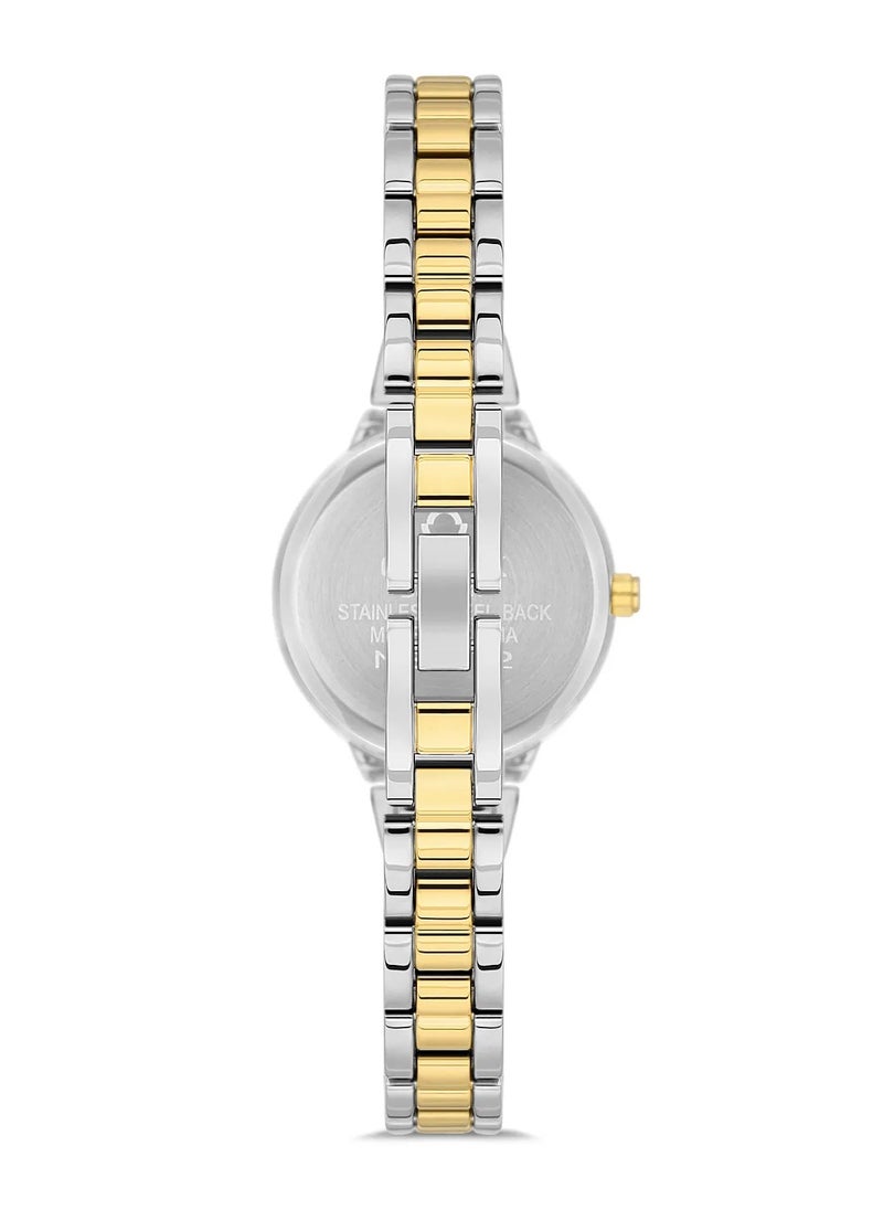 OMAX - Omax Women's Luxury Wrist Watch, Watches for Women, Stainless Watches, Silver Steel Band, White Round Dial, Waterproof Watch, 1 Year Warranty - Image 1