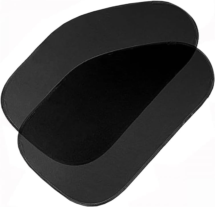 Nesmah Store Car Side Window Sun Shade for Side Windows to Protect Your Baby from Sun, Glare and UV Rays (Adhesive Side Sun Shade, 2 Pack)