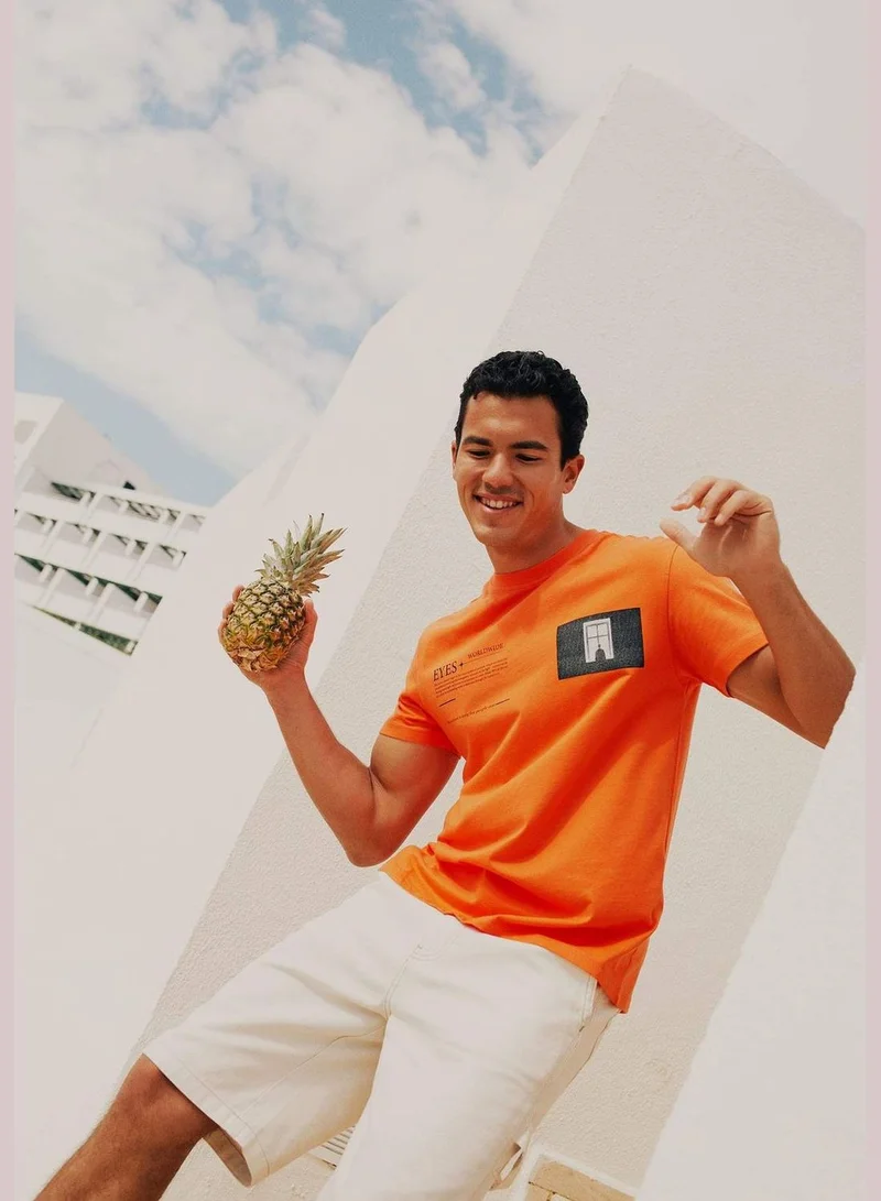 ديفاكتو Man Woven Woven Bermuda