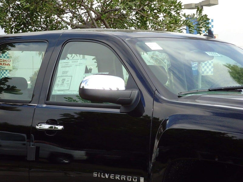 eLoveQ Chrome Side Door Overlay Mirror Covers for GMC and Chevy Vehicles - Image 4