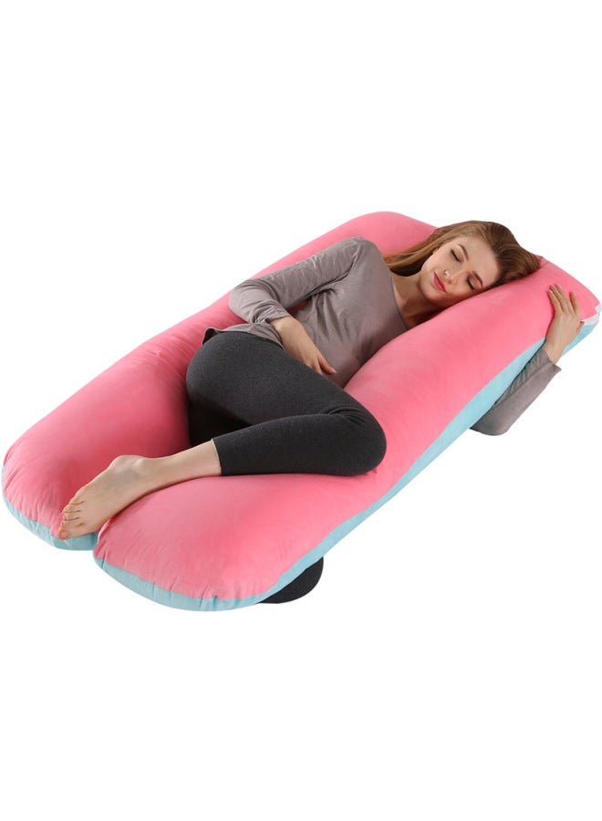 New Crystal Velvet Multi-functional Belly Pillow For Pregnant Women Waist Side Pillow Pregnancy Side Sleeping Clip Leg Sleeping U-shaped Pillow