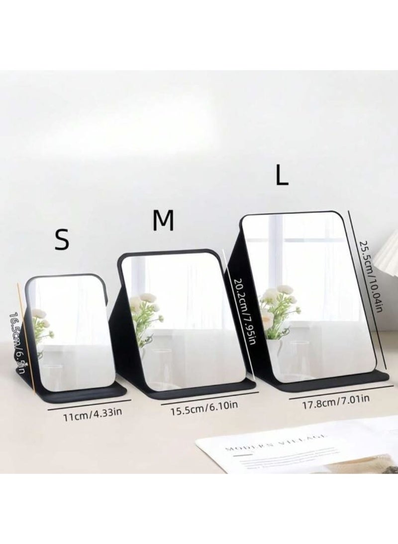 Fstyle Portable Folding Makeup Mirror – Adjustable Angle, Lightweight & Space-Saving, Ideal for Vanity Table, Bathroom, Travel & Dorm Room - Image 2