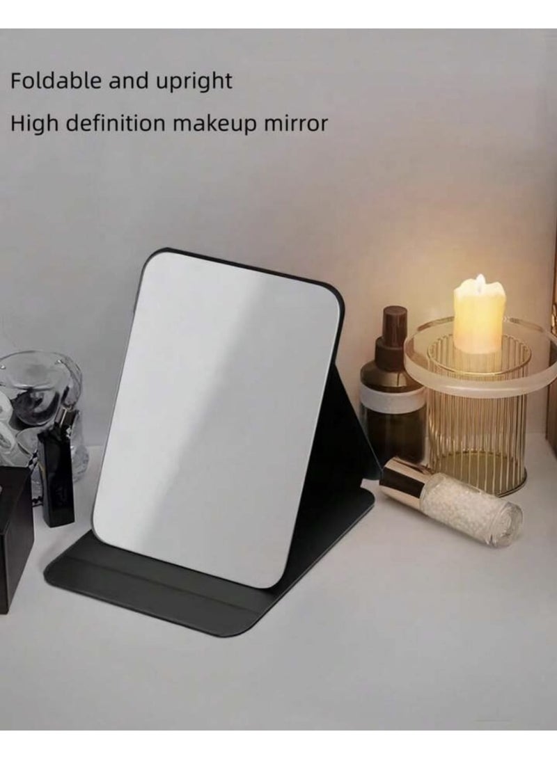 Fstyle Portable Folding Makeup Mirror – Adjustable Angle, Lightweight & Space-Saving, Ideal for Vanity Table, Bathroom, Travel & Dorm Room - Image 4