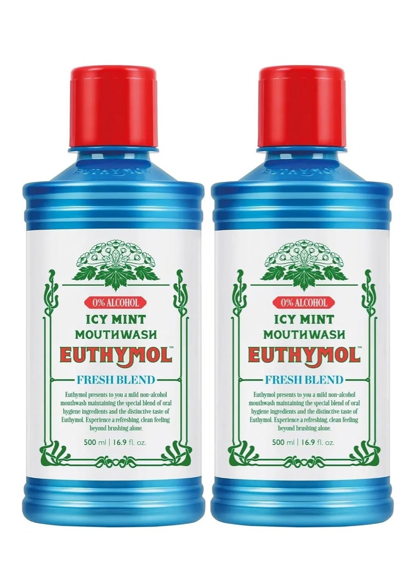 Pack Of 2 Euthymol Mouthwash 500ml Icy Mint Non Alc - pzsku/Z4EC05E0D3FBDB52BE926Z/45/_/1716369190/1c9a5ae7-c9e6-4d64-a013-9db3f37b8f88