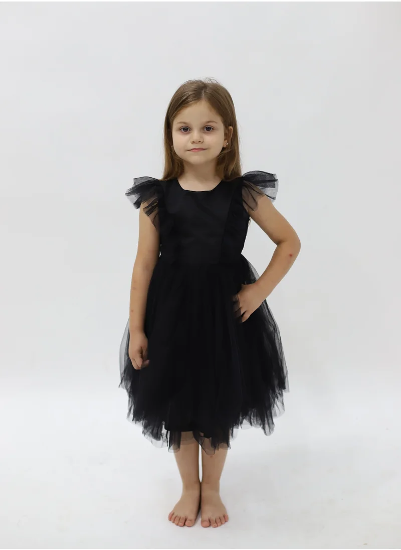 D'Daniela Natalya Dress Black Net