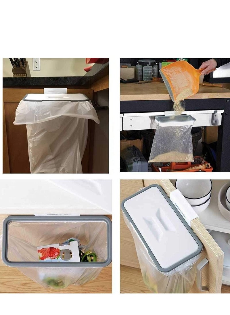 Cool Baby Storage Garbage Bag Holder Hanging Kitchen Cabinet Hanging Trash Rack Kitchen Tools  - Image 4