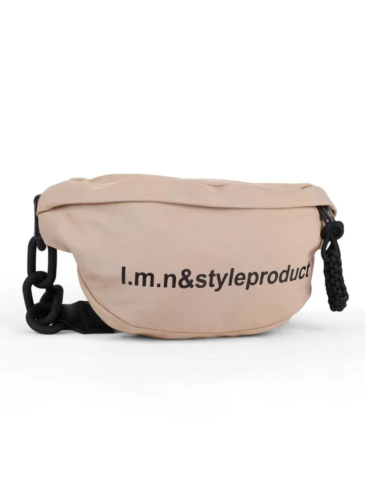 كوب حقيبة كروس للجنسين عملية من كاب  - بيج