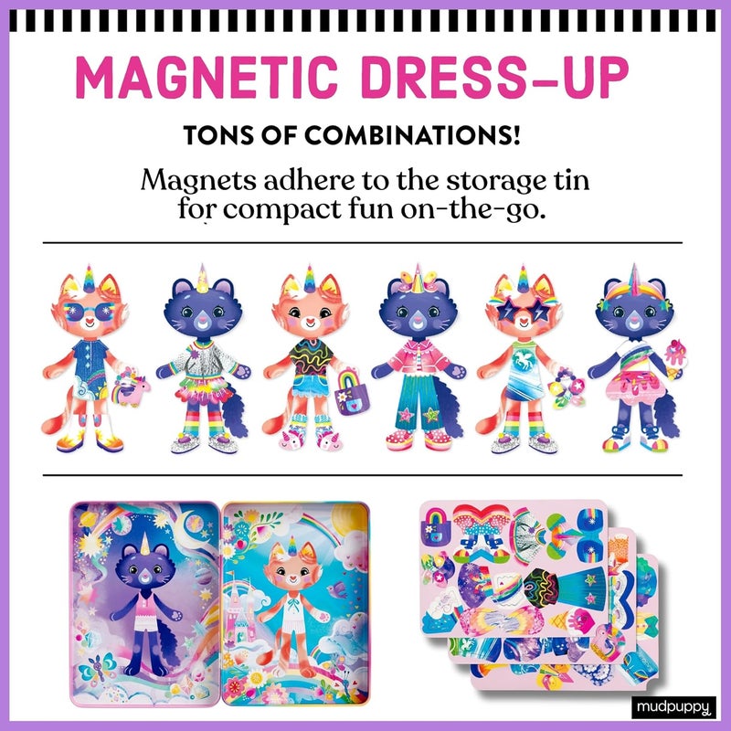 Mudpuppy Cat-icorn Magnetic Dress-up Play Set - Image 3