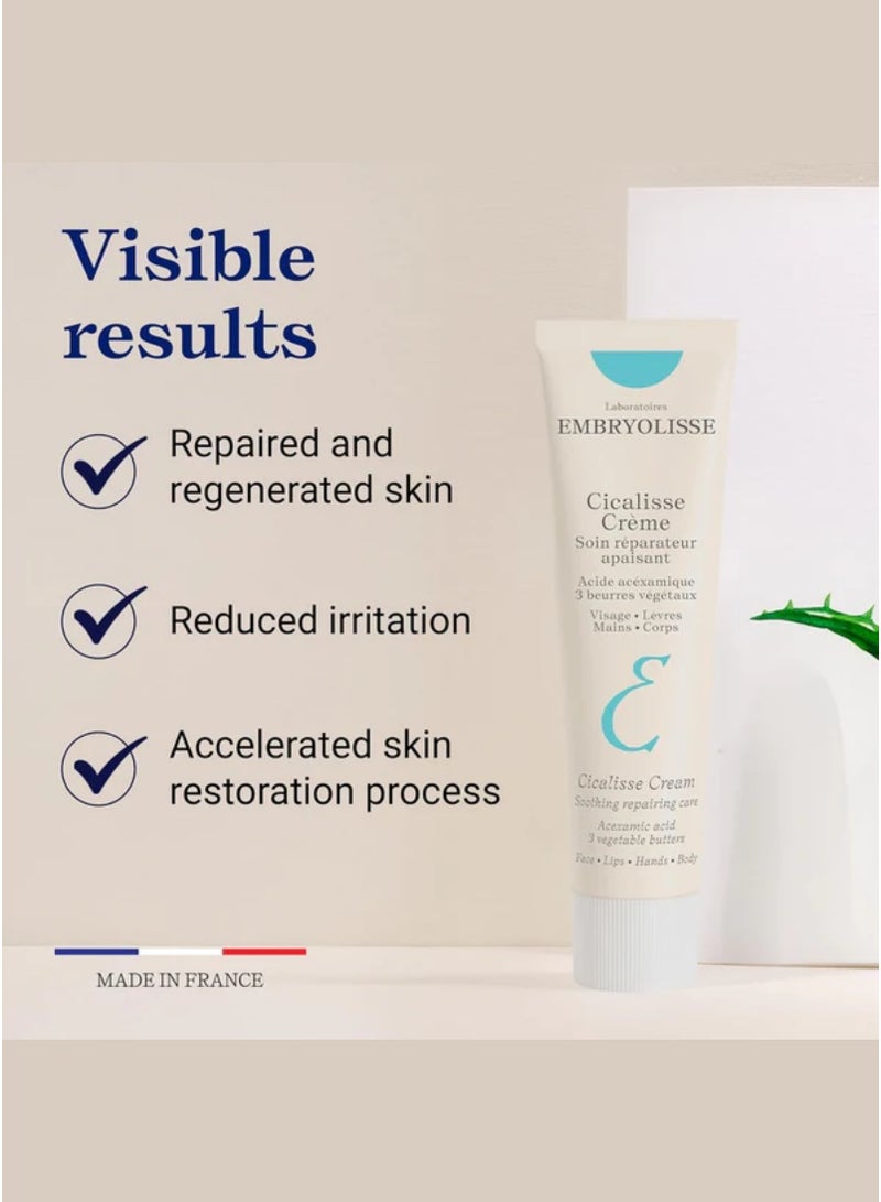 Embryolisse Cicalisse Restorative & Protective Skin Cream (40 ml) – Multi-Purpose Moisturizing Cream for Face, Body & Lips, Helps Soothe, Nourish & Protect Dry, Stressed Skin, Rich Restorative Formula - Image 4