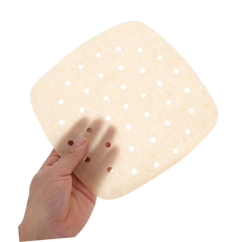 High Temperature Resistant Air Fryer Liners 100pcs Non Stick Baking Paper with Holes 21 8cm - Image 5