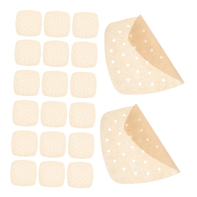 High Temperature Resistant Air Fryer Liners 100pcs Non Stick Baking Paper with Holes 21 8cm - Image 2
