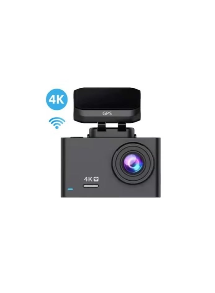 4K Dual Dash Cam Front and Rear with WiFi GPS Night Vision - Image 1