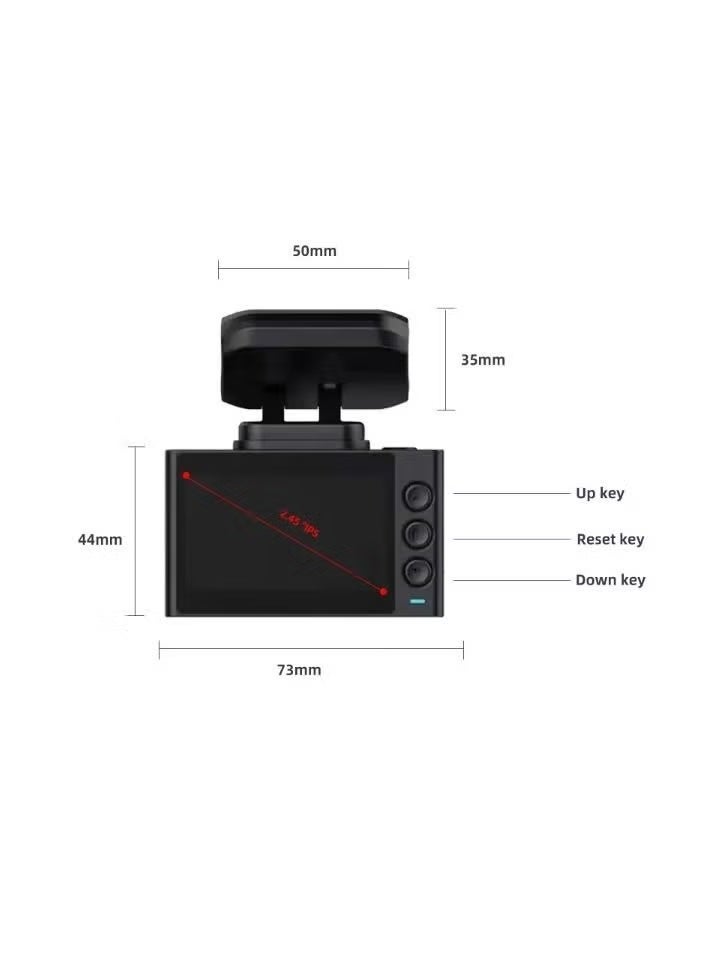 4K Dual Dash Cam Front and Rear with WiFi GPS Night Vision - Image 2