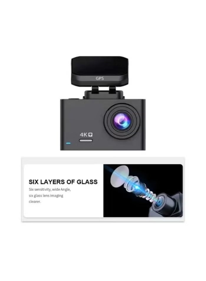4K Dual Dash Cam Front and Rear with WiFi GPS Night Vision - Image 4