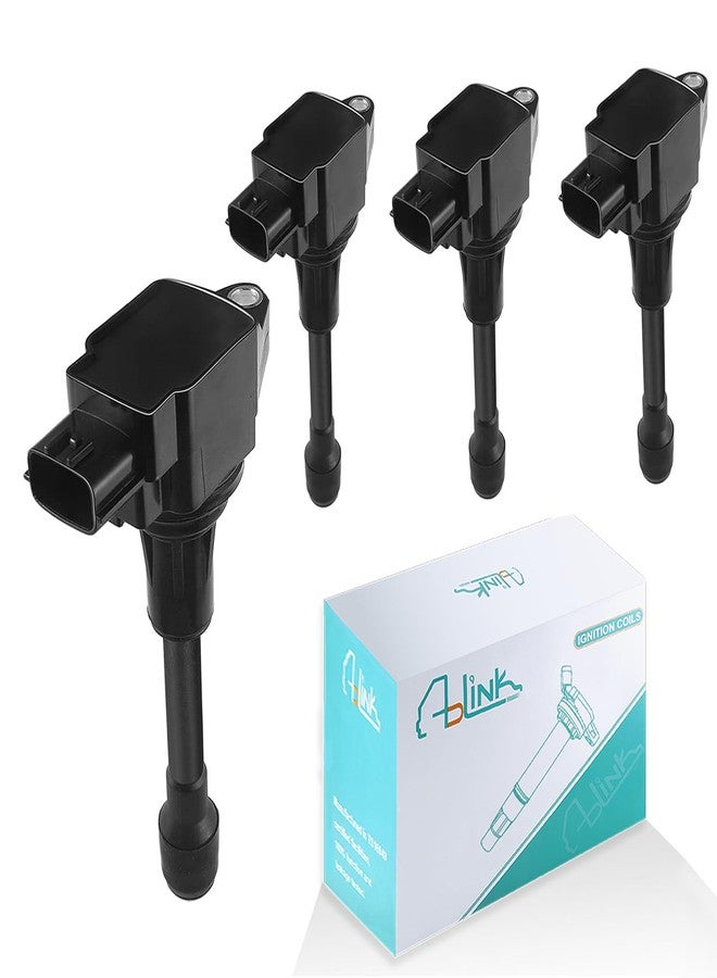 AULINK Ignition Coil Pack of 4 UF549 5C1753 C1696 Compatible With 2007-2019 Nissan Altima Cube Rogue Sentra Versa NV200 Pathfinder Infiniti FX50 M56 QX60 QX70 - Image 1