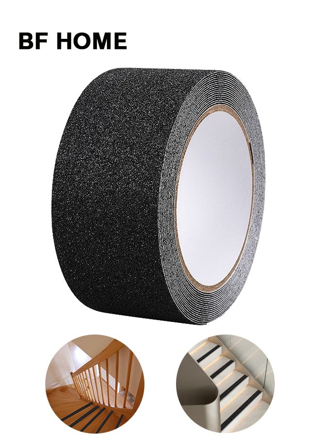 BF HOME Non-Slip Safety Tape 5cm x 5m – High Traction Grit Tape for Stairs, Floors, Shower, Tub – Anti-Skid Adhesive Strip for Home, School, Hospital, Kitchen - Image 1