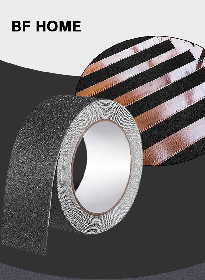 BF HOME Non-Slip Safety Tape 5cm x 5m – High Traction Grit Tape for Stairs, Floors, Shower, Tub – Anti-Skid Adhesive Strip for Home, School, Hospital, Kitchen - Image 3