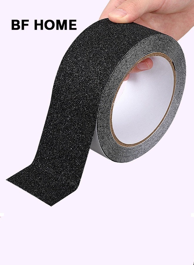 BF HOME Non-Slip Safety Tape 5cm x 5m – High Traction Grit Tape for Stairs, Floors, Shower, Tub – Anti-Skid Adhesive Strip for Home, School, Hospital, Kitchen - Image 5