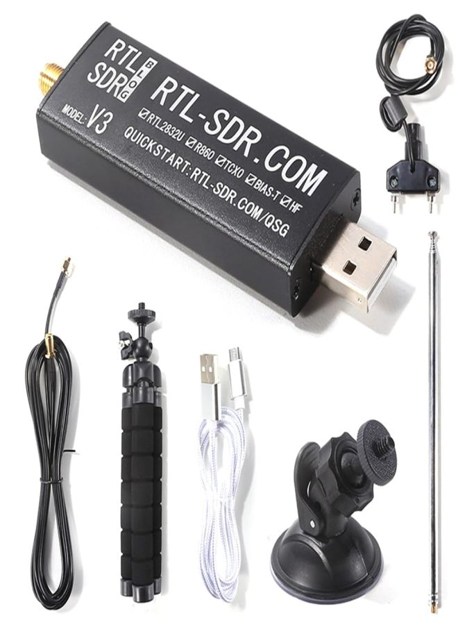 Multifunctional Broadband Short Wave SDR-Receiver Kit RTL-SDR V3 R820T2 Software Radio-Receiver SDR - Image 1