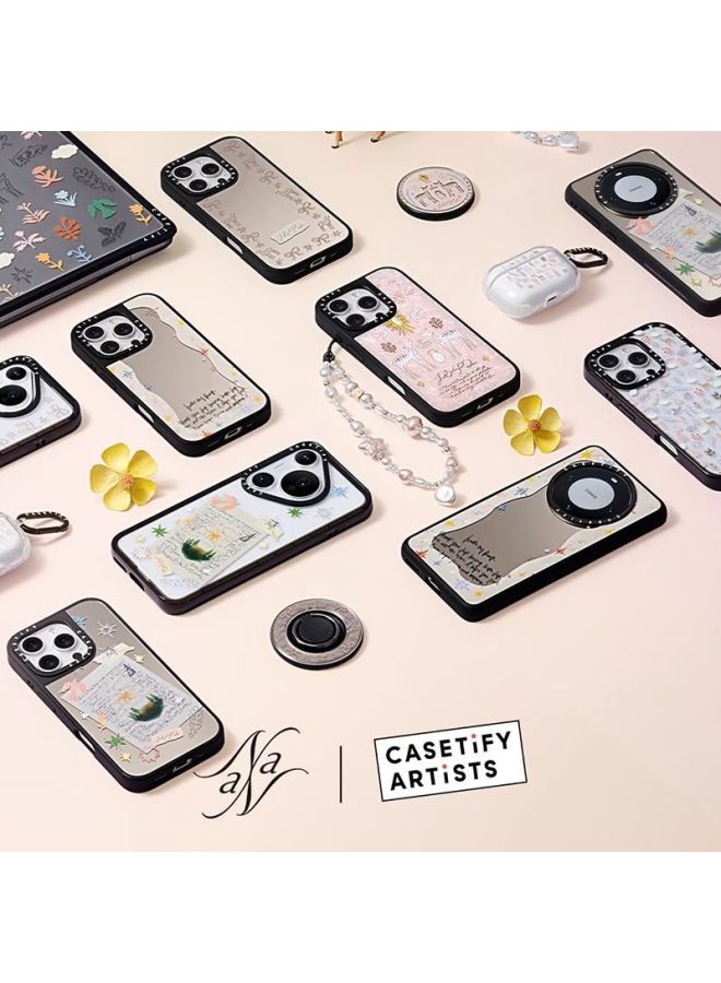 CASETiFY Ouyang Nana's Forest Secret Realm Star Crossbody Strap Mobile Phone Case Lanyard Lanyard Crossbody Chain-Color:Cool Black Heart Slanted Strap  - Image 5
