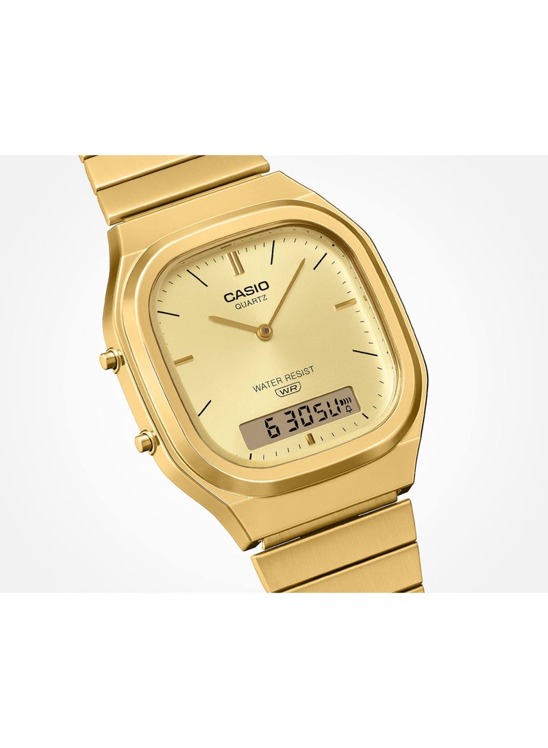 CASIO ساعة كاسيو فينتاج أنالوج رقمية للجنسين AQ-240EG-9A - Image 4