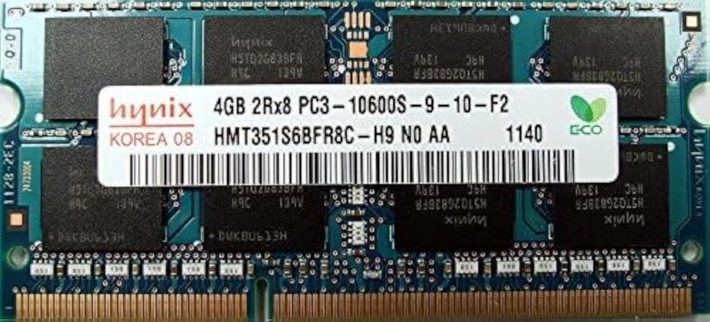 Hynix 4GB PC3-10600 DDR3 1333MHz non-ECC Unbuffered CL9 204-Pin SoDimmÂ - Image 4