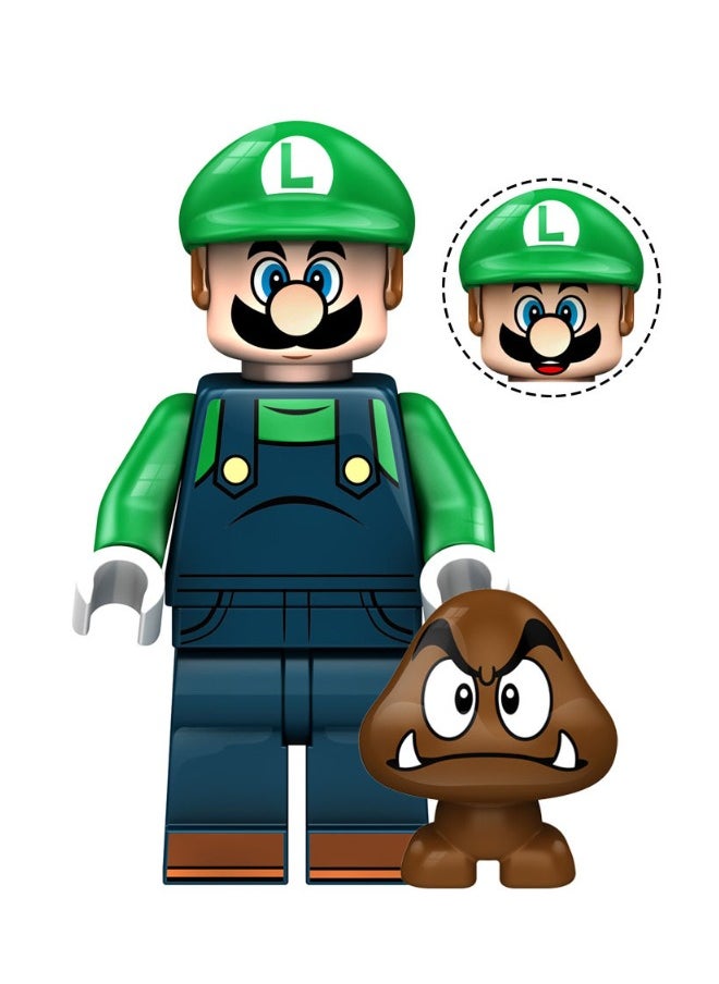 XINH 4PCS Super Mario Series Characters Mini Action Figures Set, High Quality Mini Figures Series Stitching Toys Playsets for Collectors and Kids  - Image 4