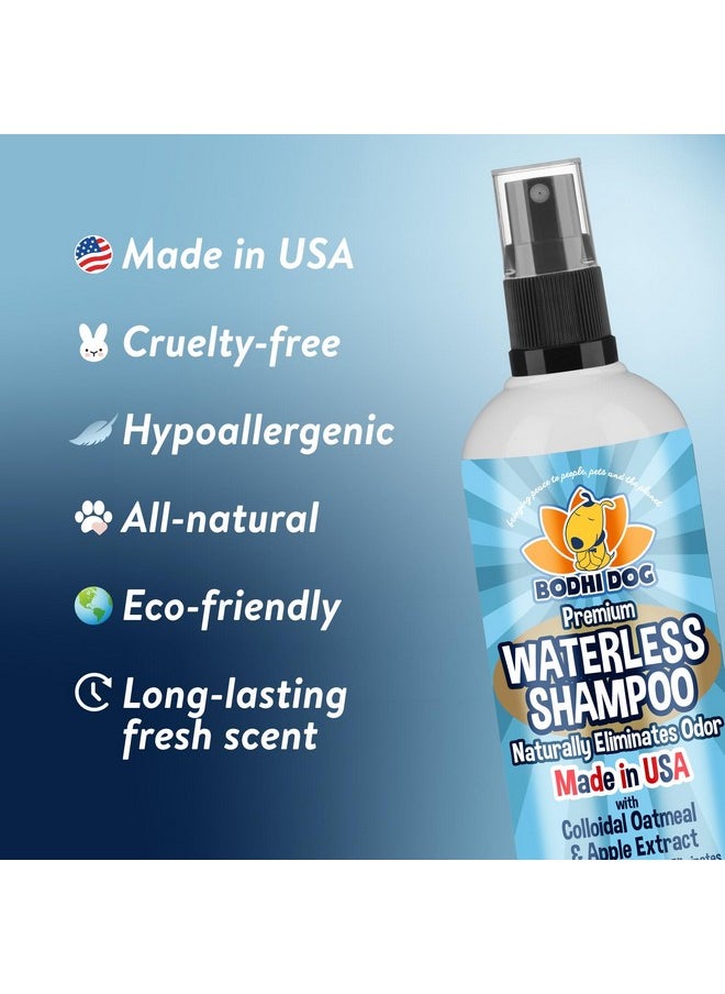 Bodhi Dog - Waterless Shampoo | Natural Dry Shampoo For Dogs Or Cats | Neutralizes Pet Odor | No Rinse Required | Made With Natural Extracts | Vet Approved Made In Usa (Oatmeal And Apple, 8 Fl Oz) - Image 1