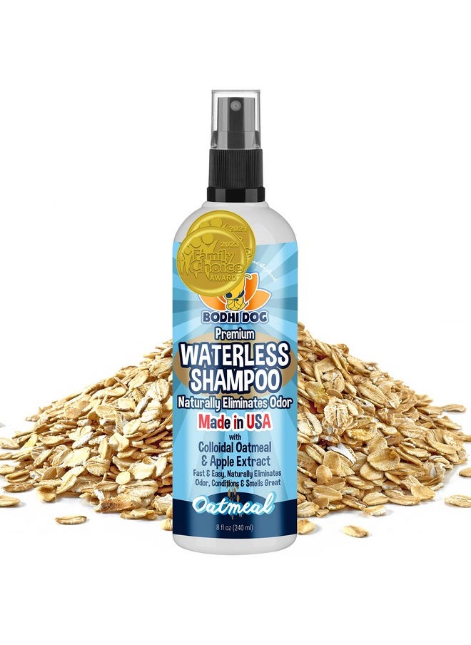 Bodhi Dog - Waterless Shampoo | Natural Dry Shampoo For Dogs Or Cats | Neutralizes Pet Odor | No Rinse Required | Made With Natural Extracts | Vet Approved Made In Usa (Oatmeal And Apple, 8 Fl Oz) - Image 1
