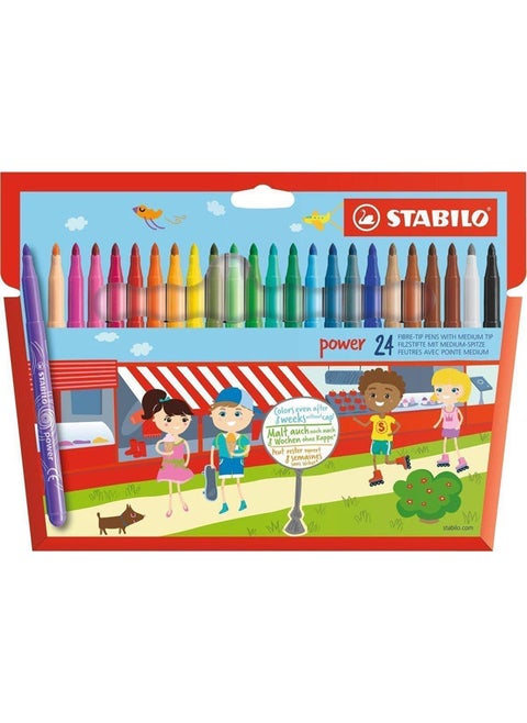 Flomaster Color Set 24 Colors Long Power Multicolour