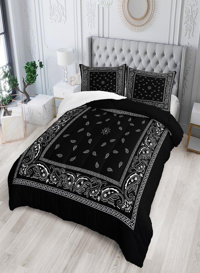 Tuzaovy Goth Bedding Sets Queen with Comforter,boho comforter set Queen size,Bohemian Bedding Queen Comforter Set,Gothic Bedding Decor Queen Comforter Set Western Boho Hippie - Image 2