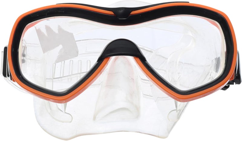 Minsa Swimming Mask with Goggles, Orange