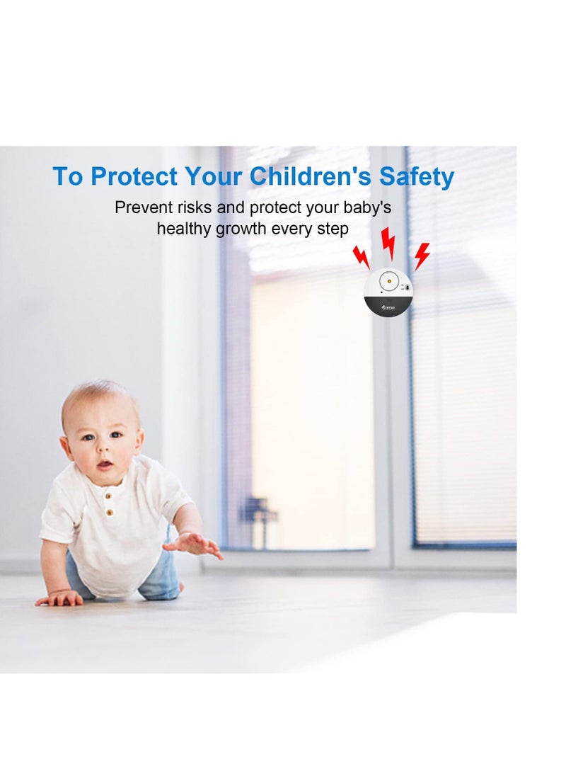Y&D - Wireless Home Security Window & Door Alarm, Anti-Theft Burglar Alert, Loud Vibration Sensor Warning Good for Home, Garage, Office, RV, Dorm Room - Image 1