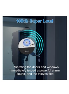 Y&D Wireless Home Security Window & Door Alarm, Anti-Theft Burglar Alert, Loud Vibration Sensor Warning Good for Home, Garage, Office, RV, Dorm Room  - Image 4