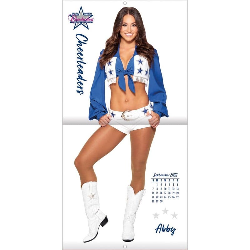 TURNER LICENSING Dallas Cowboys Cheerleaders Mini Wall Calendar Sideline -16M (26998040530) - Image 4